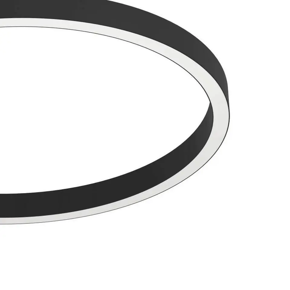 EGLO Amandolo Plafondlamp - LED - 67,5 cm - Zwart/Wit