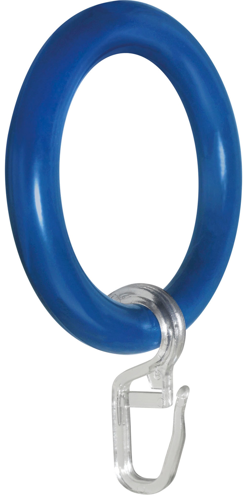 GARESA Gardinenring »Kunststoffring mit Haken« für Durchmesser bis 28mm, einfache Montage