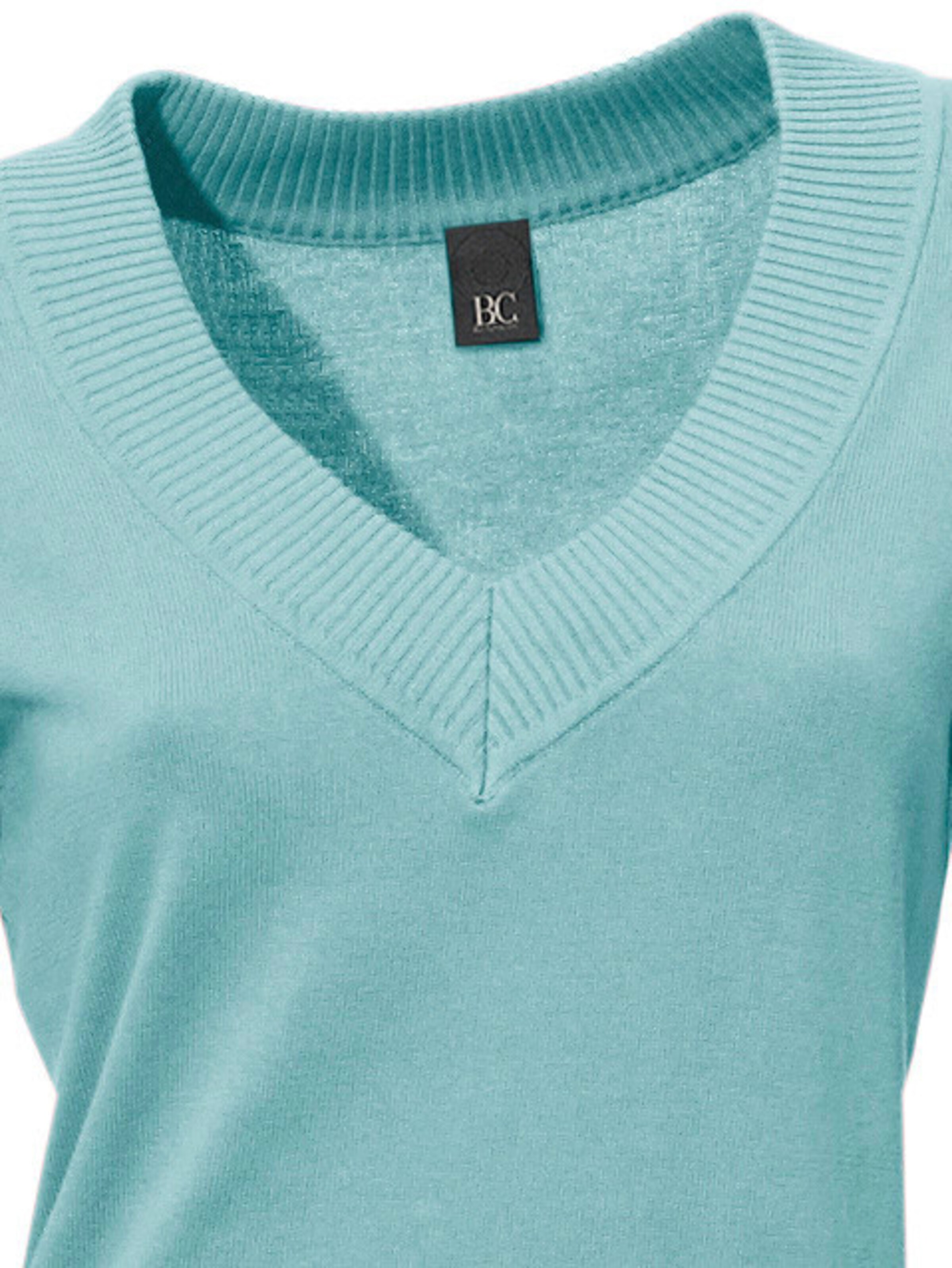 heine V-Pullover in aqua