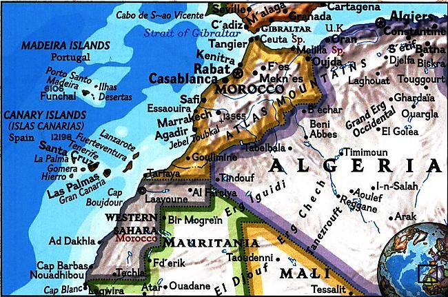 NATIONAL GEOGRAPHIC - 3203 MAROCCO ECHELLE 1 1 000 000