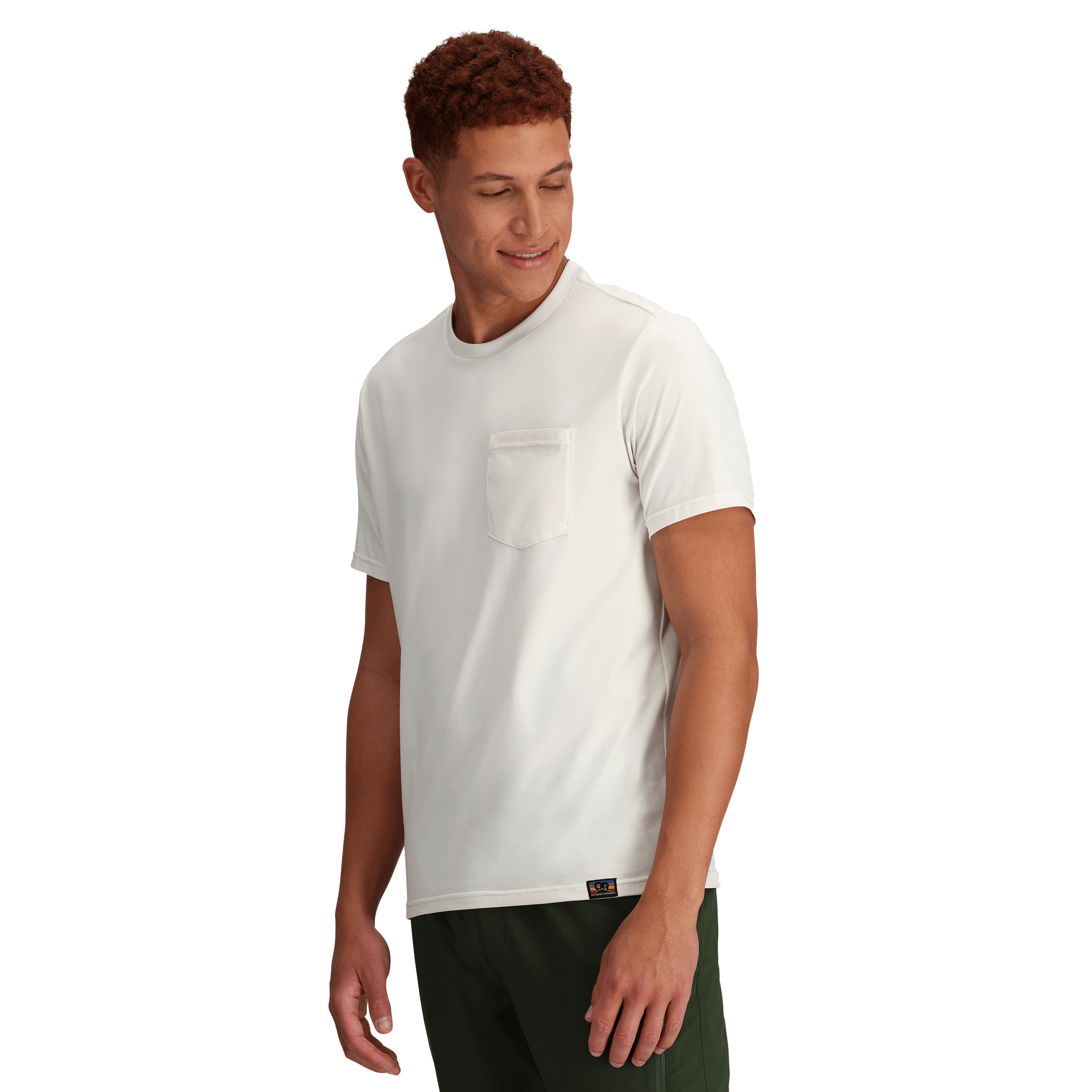 Outdoor Research Essential Pocket T-Shirt - Herre - Fritid og bomull