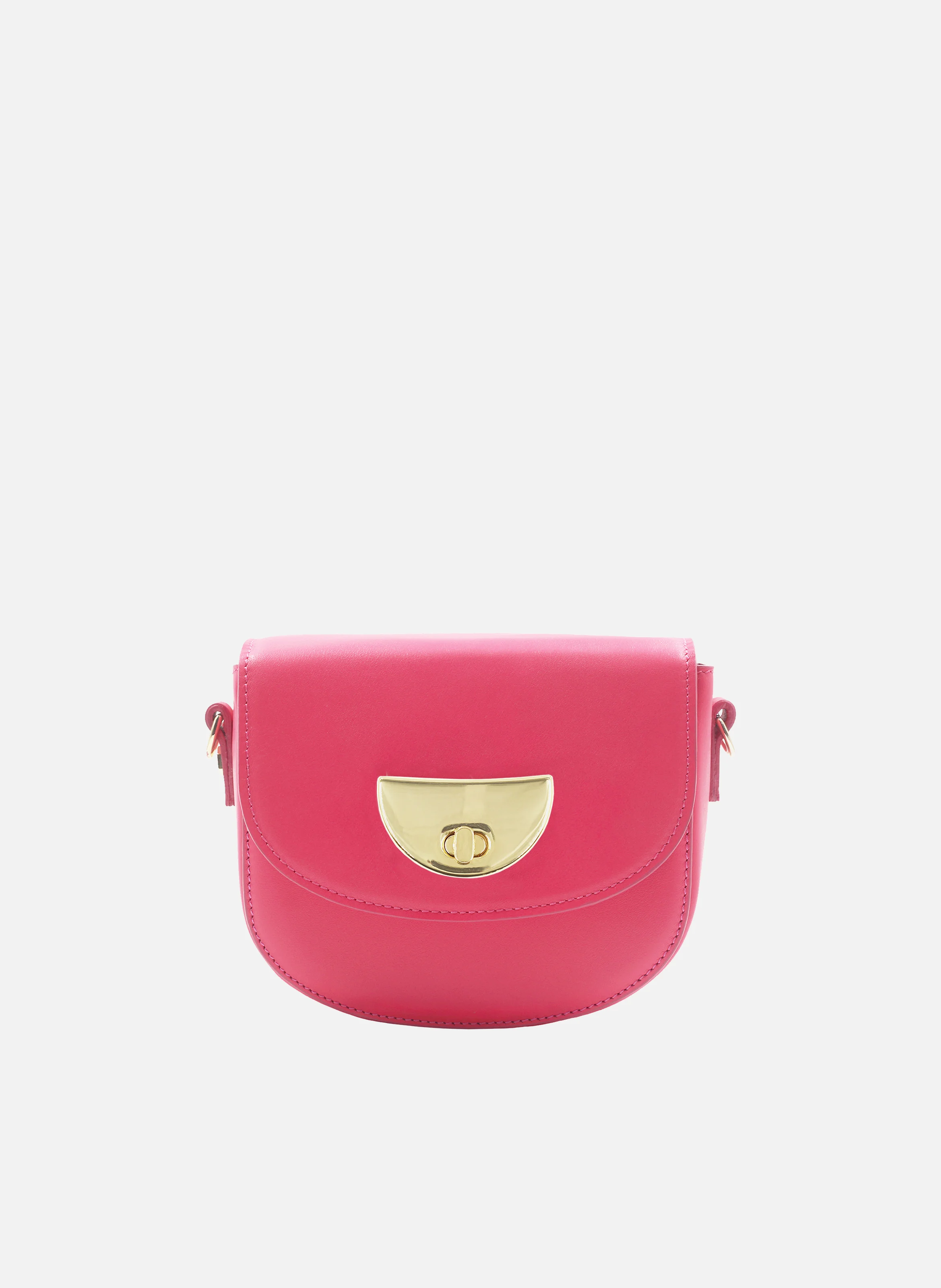 Mini sac cuir lisse | Rose