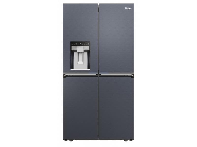 Haier Foodcenter HCR7918EIMB Schwarz Side by Side Kühlgerät