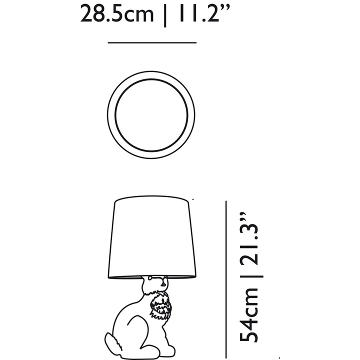 Moooi - Rabbit Lamp, schwarz