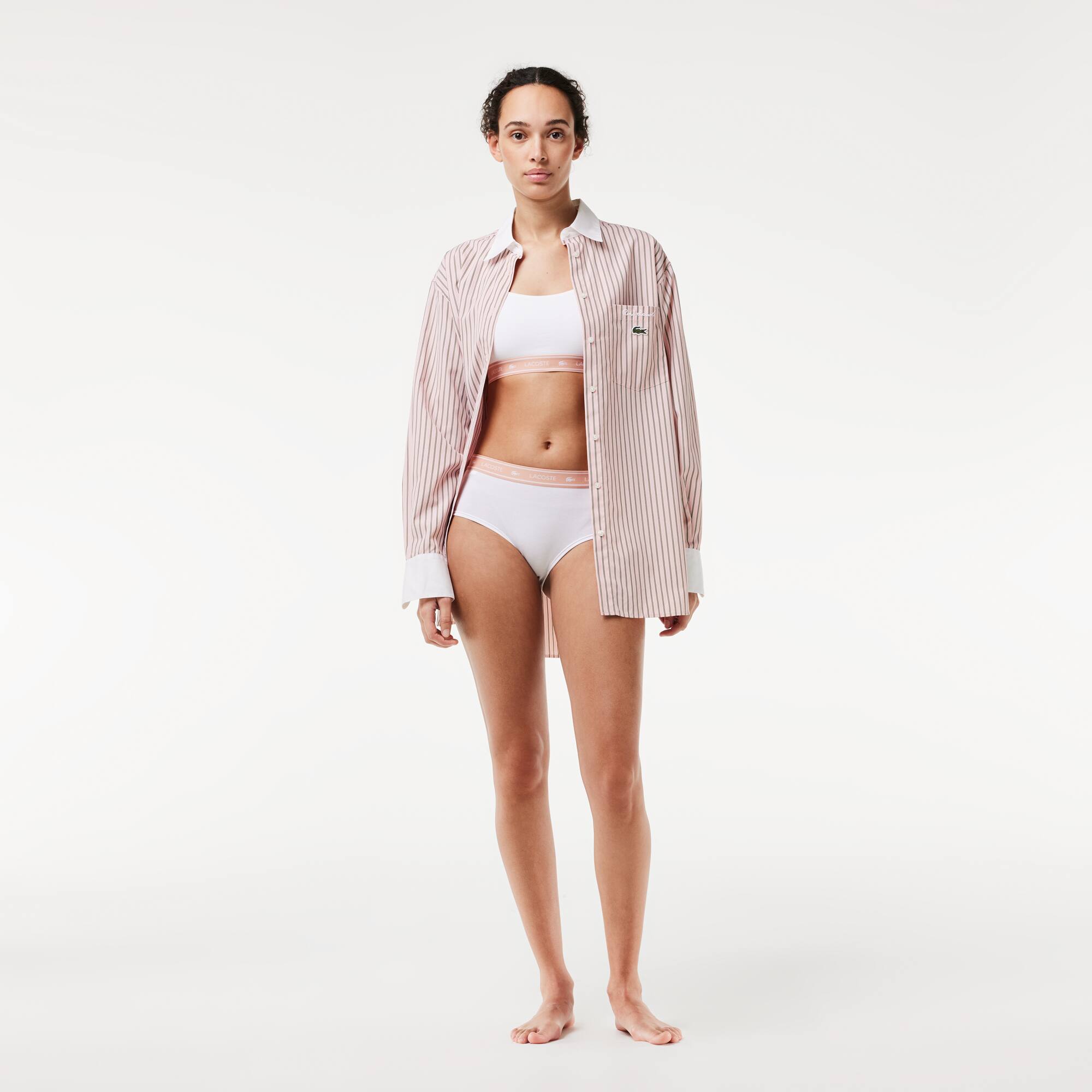 Shorty mit Logo Slips & Unterhosen - Weiss - Lacoste - Damen