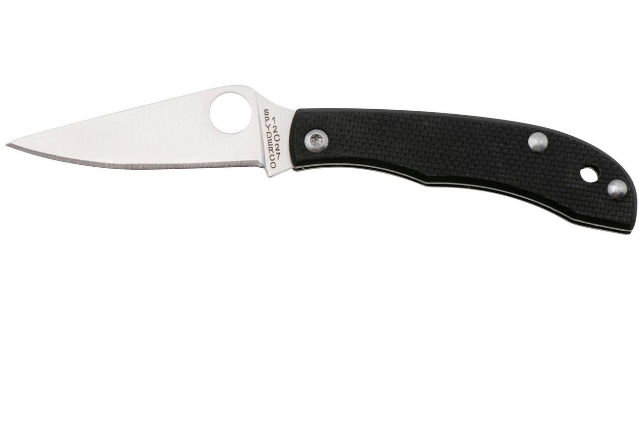Spyderco Honeybee Black G10 C137GBKP sleutelhangerzakmes