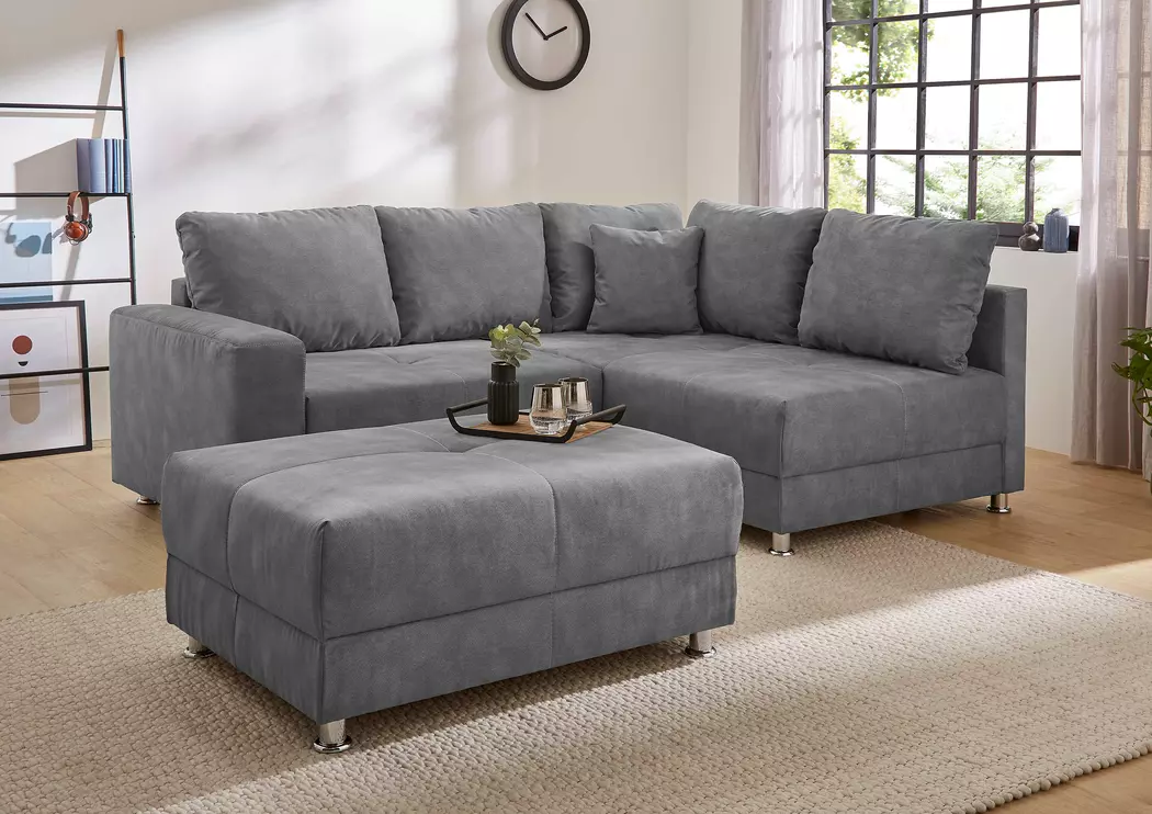 Ecksofa mit Hocker Almeria