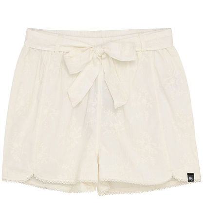 Indianer Blue Jeans Shorts - Cloud m. Strickerei