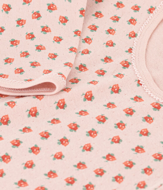 Chemise de nuit fleur petite fille en tubique