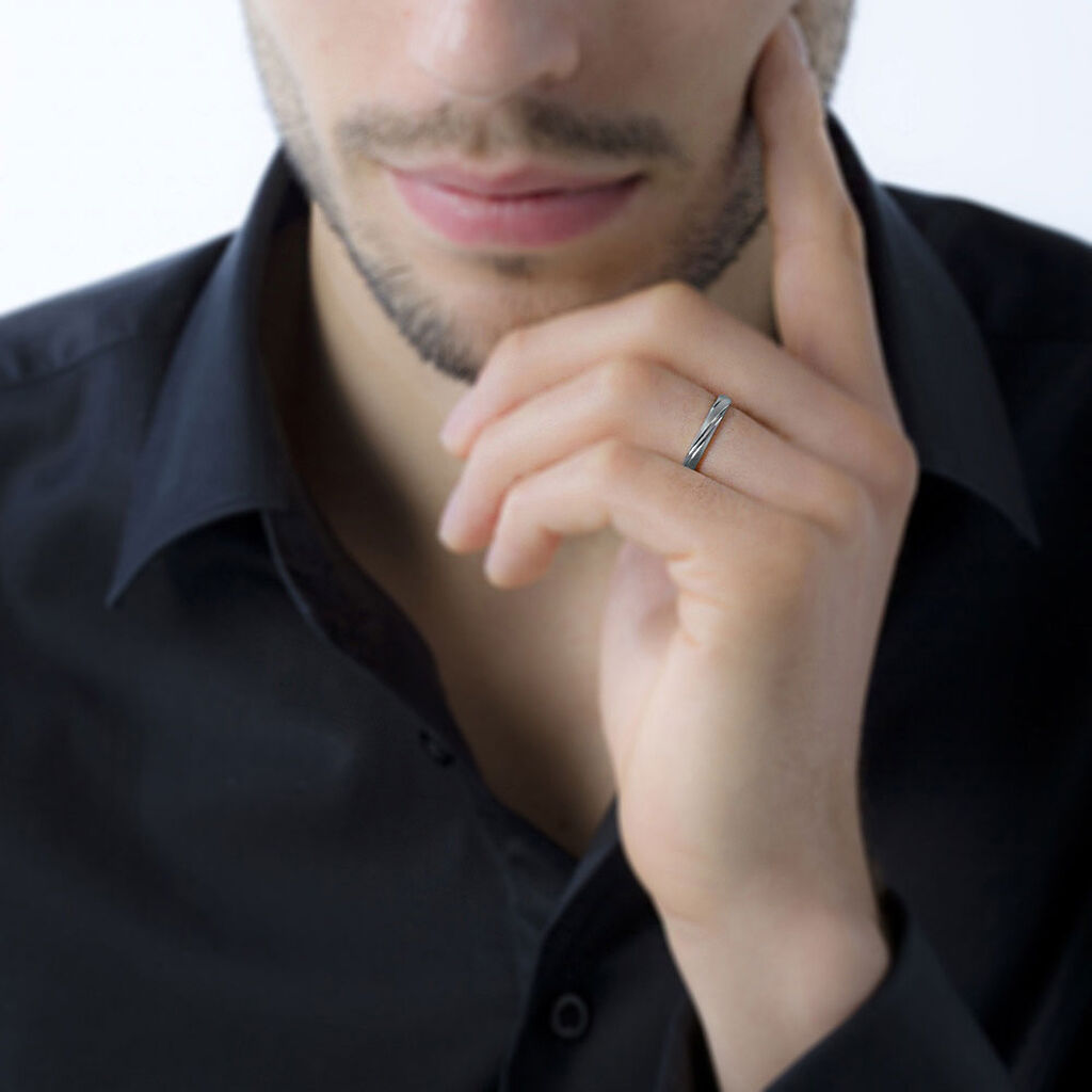 Alliance Eros Brossee Ruban Plat Or Blanc