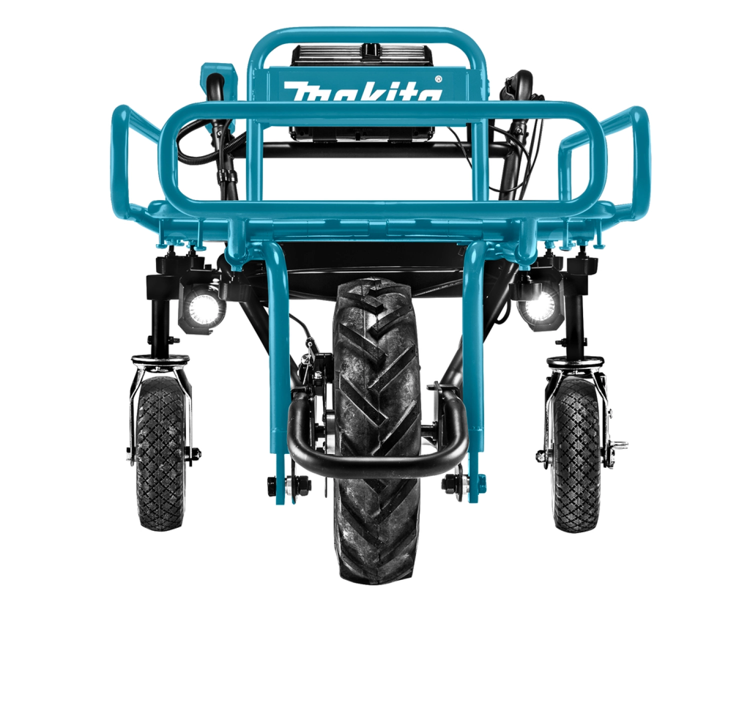 Makita DCU180ZX1 18V Li-Ion accu Kruiwagen met rek zonder tilbelasting - 130kg