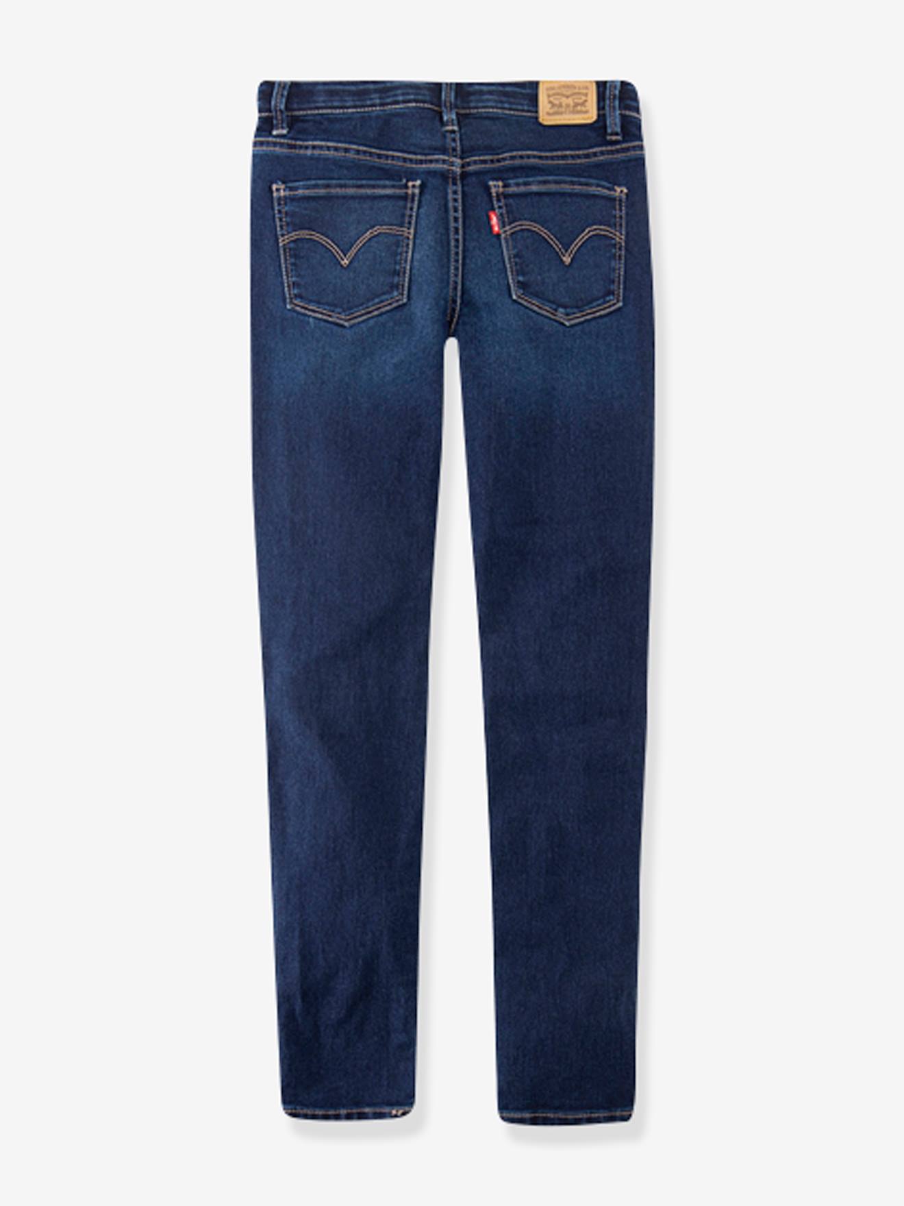 Calça jeans super skinny Levi's® LVB 710 para meninas, cor pedra
