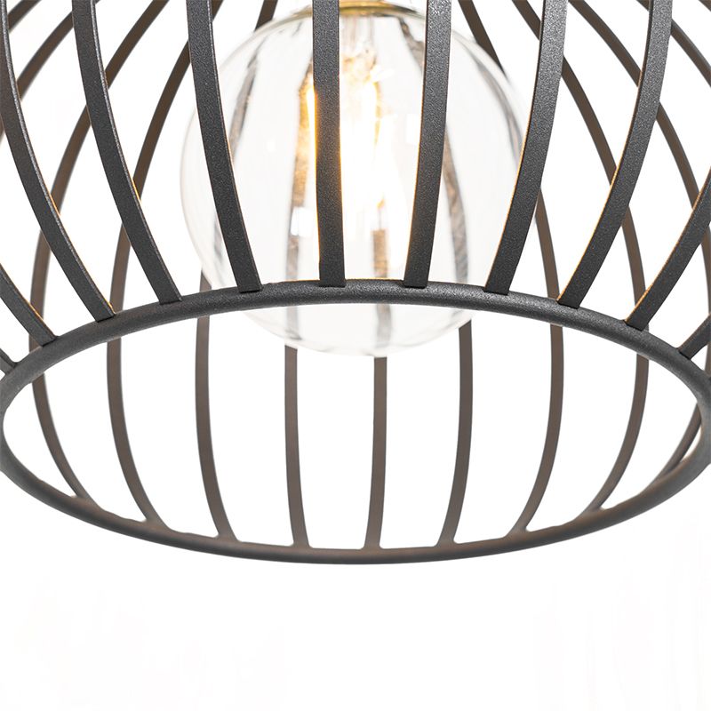 Moderne hanglamp zwart 3-lichts - Saffira