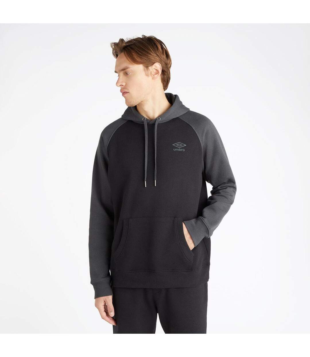 Umbro - Sweat à capuche CORE - Homme (Noir / Gris) - UTUO1303