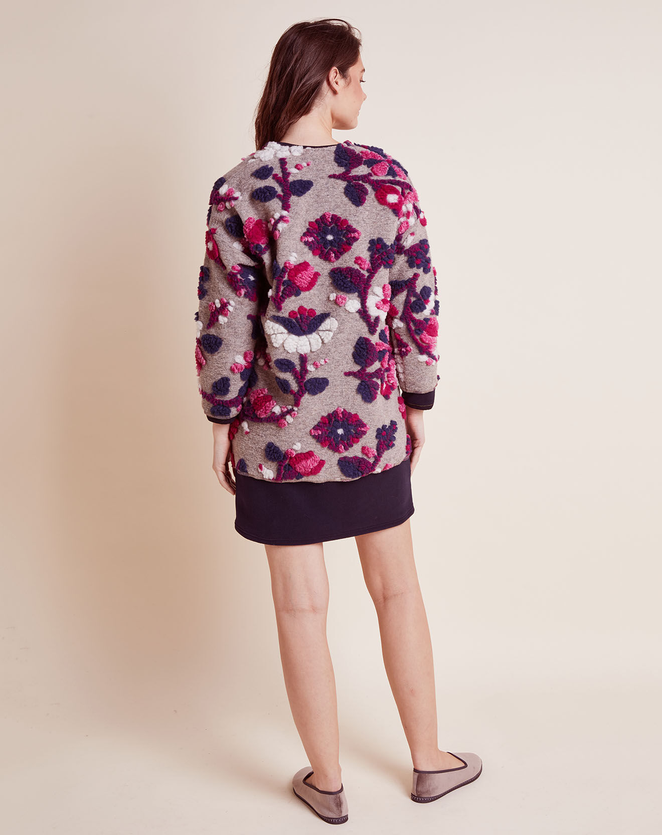 Le Chat Veste d'intérieur en Laine mélangée Mila multicolore