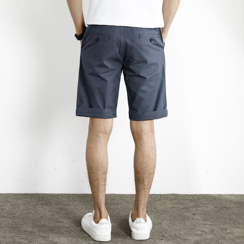 Adotuastic - Mid Rise Plain Shorts