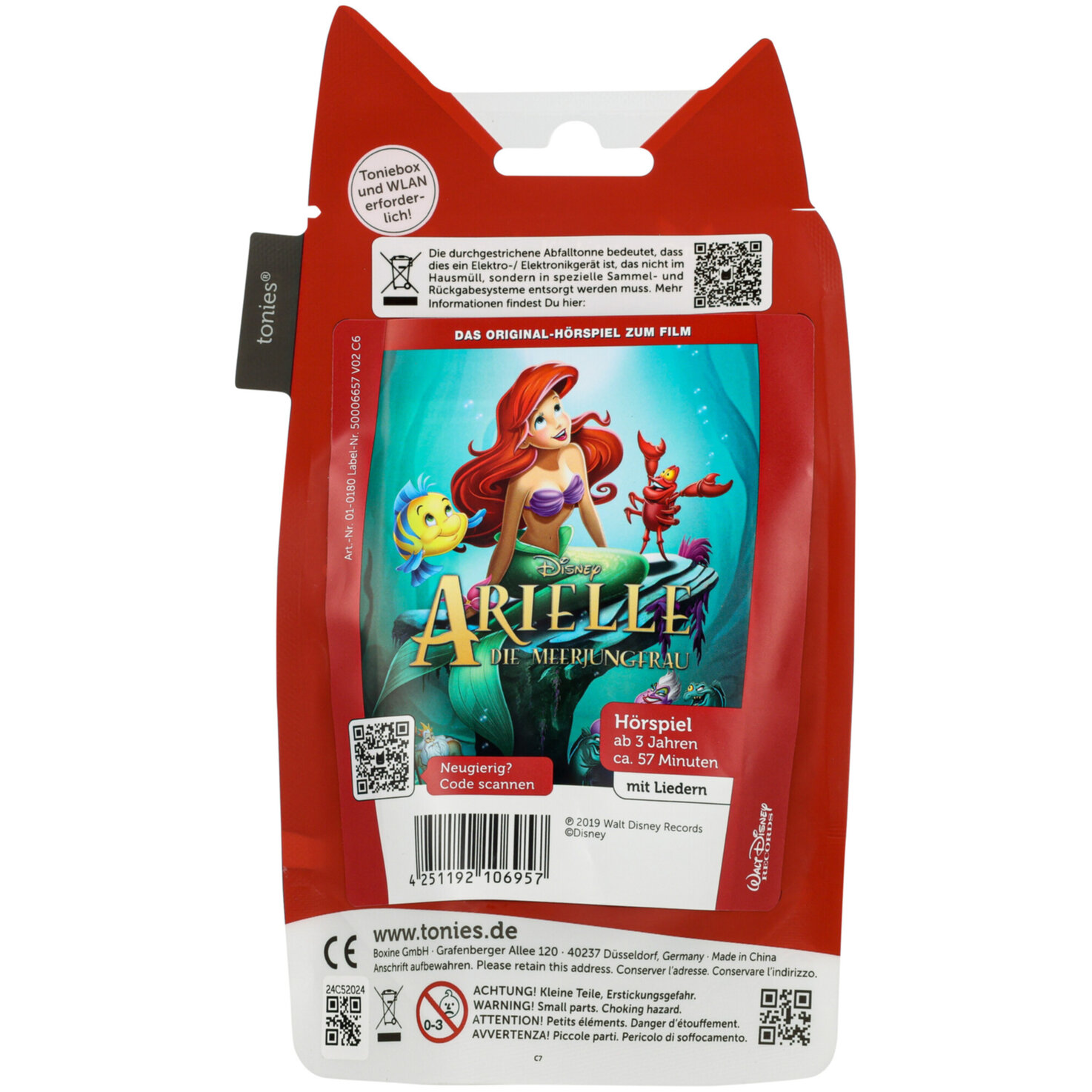 Tonies Disney Arielle die Meerjungfrau (Deutsch)