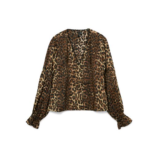 Vero Moda Wild Bluse, Tigers Eye, XL
