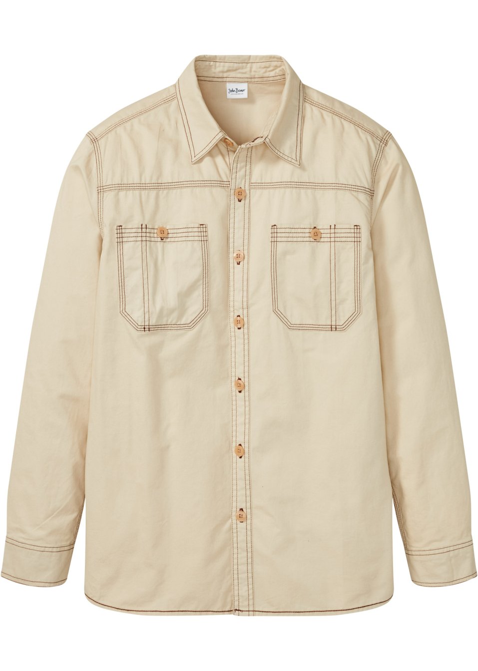 Chemise manches longues en twill, Loose Fit