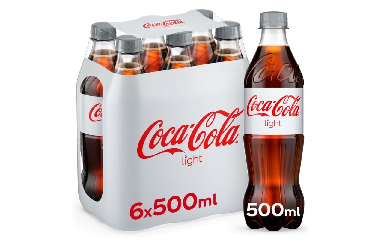 Soft-Drinks Light 6 x 0.5 lPrickelndes Erfrischungsgetränk mit Koffein und Süssungsmitteln