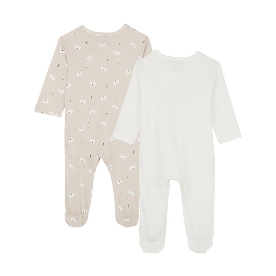 Lot 2 pyjamas Petit Koala   Écru/Beige        de               Marèse