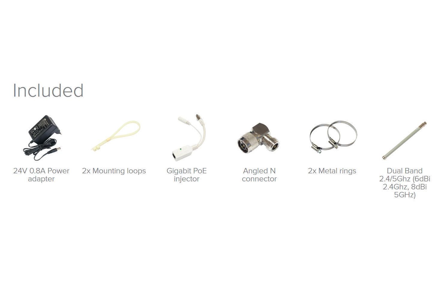 Outdoor Access Point RBMETALG-52SHPACN, METAL 52 ACOutdoor-Accesspoint mit hohem Output