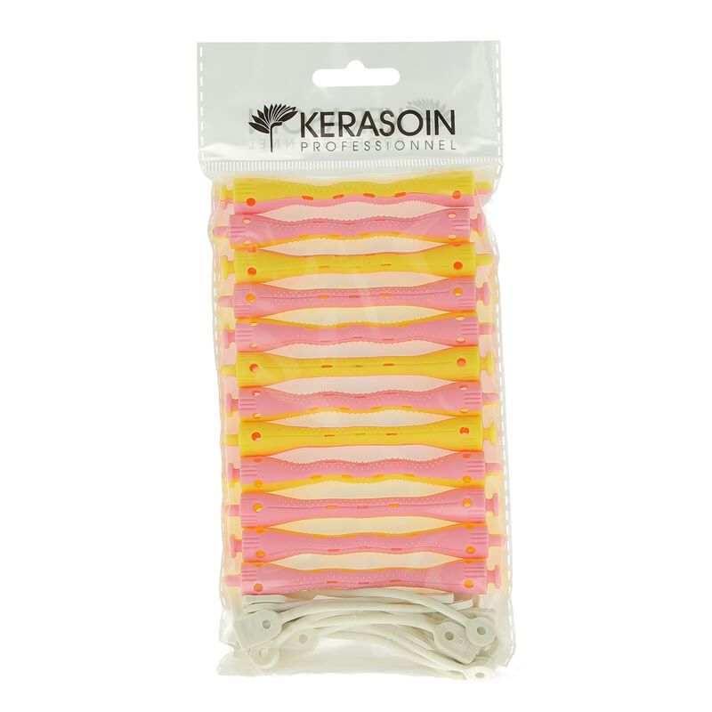Lot de 12 bigoudis permanente longs ondulés 7.5mm