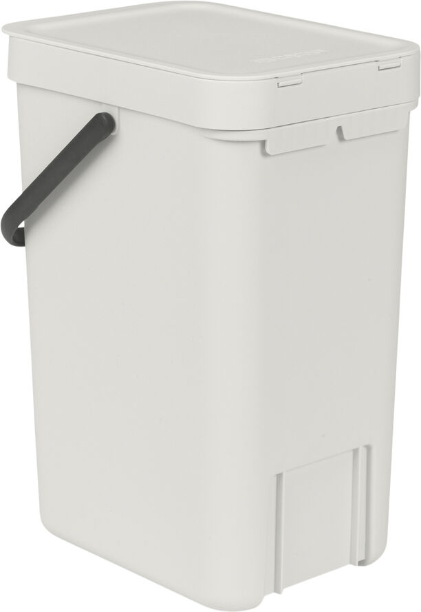 Brabantia Affaldsspand m/låg sort.kon. 12 ltr Light grey