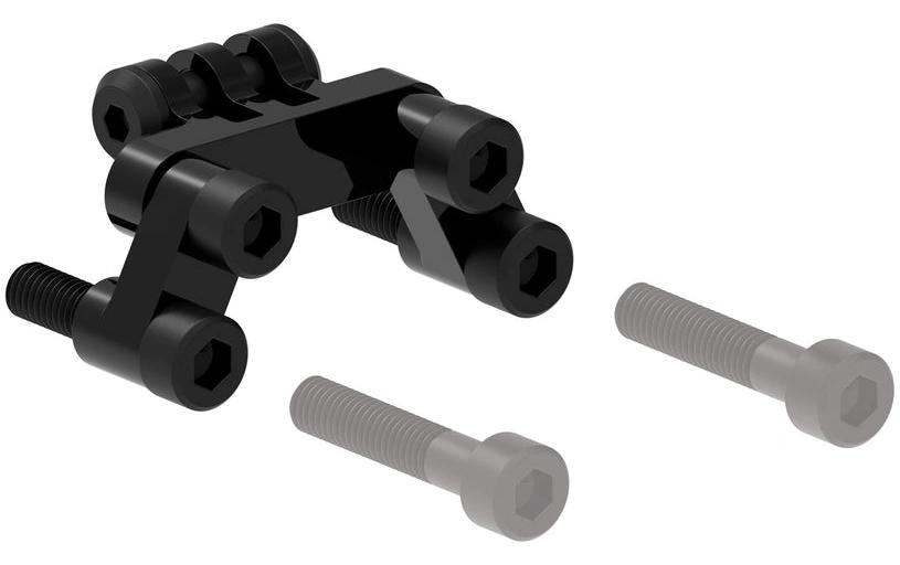 Halterung Flexi Stem Mount SchwarzFlexi CNC Vorbauhalterung