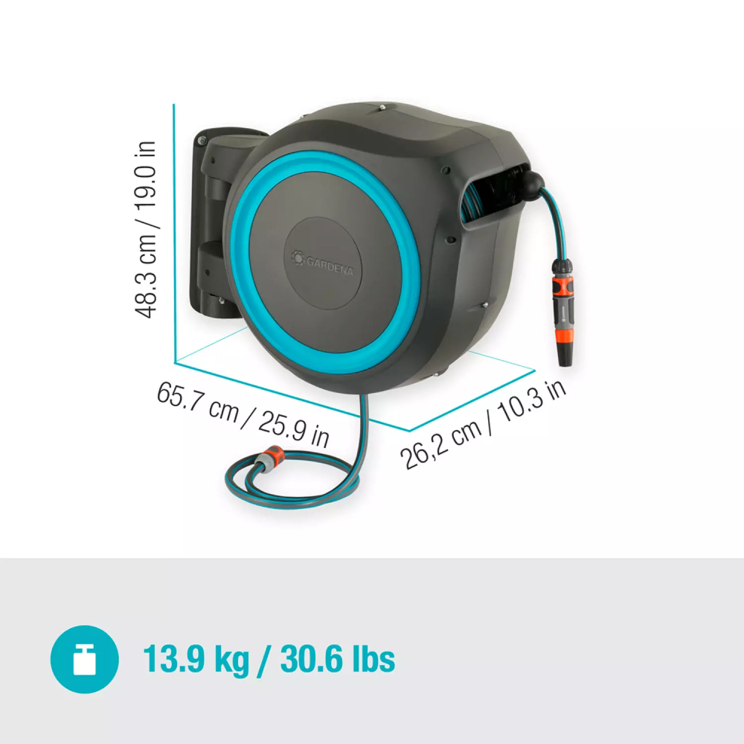 Gardena RollUp XL Wandslangenbox - 35m