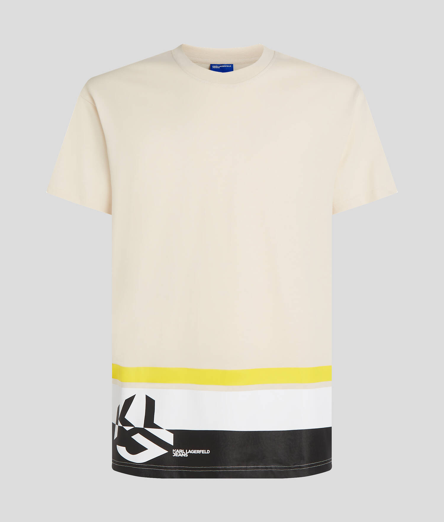 T-SHIRT KLJ MONOGRAM DÉCONTRACTÉ À RAYURE