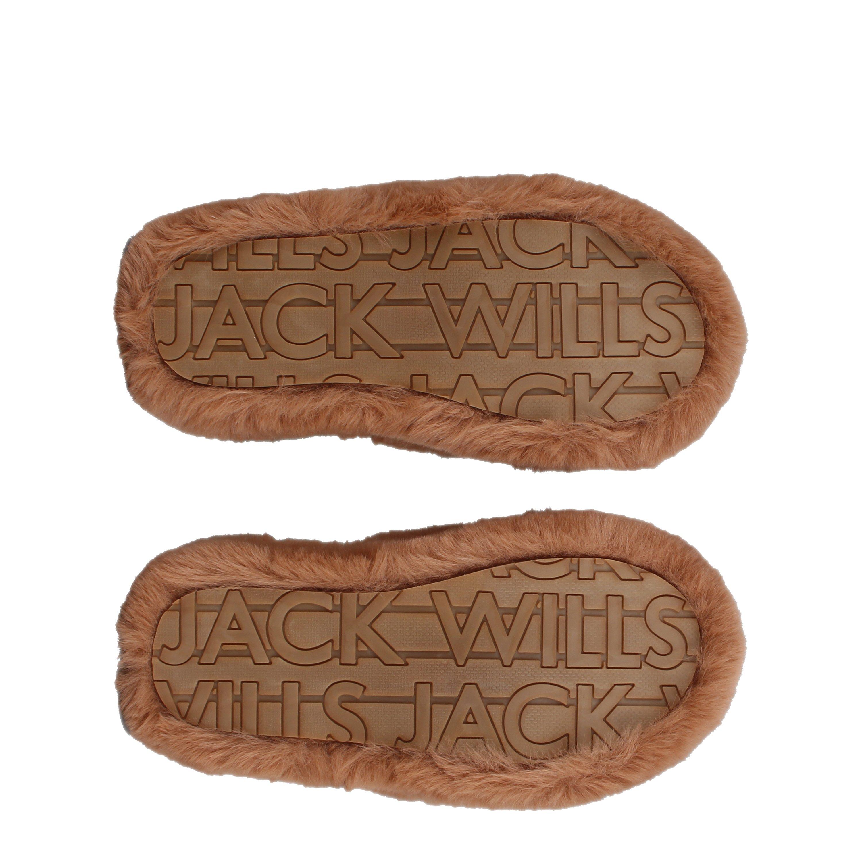 Jack Wills JW Fluffy Strap Slipper