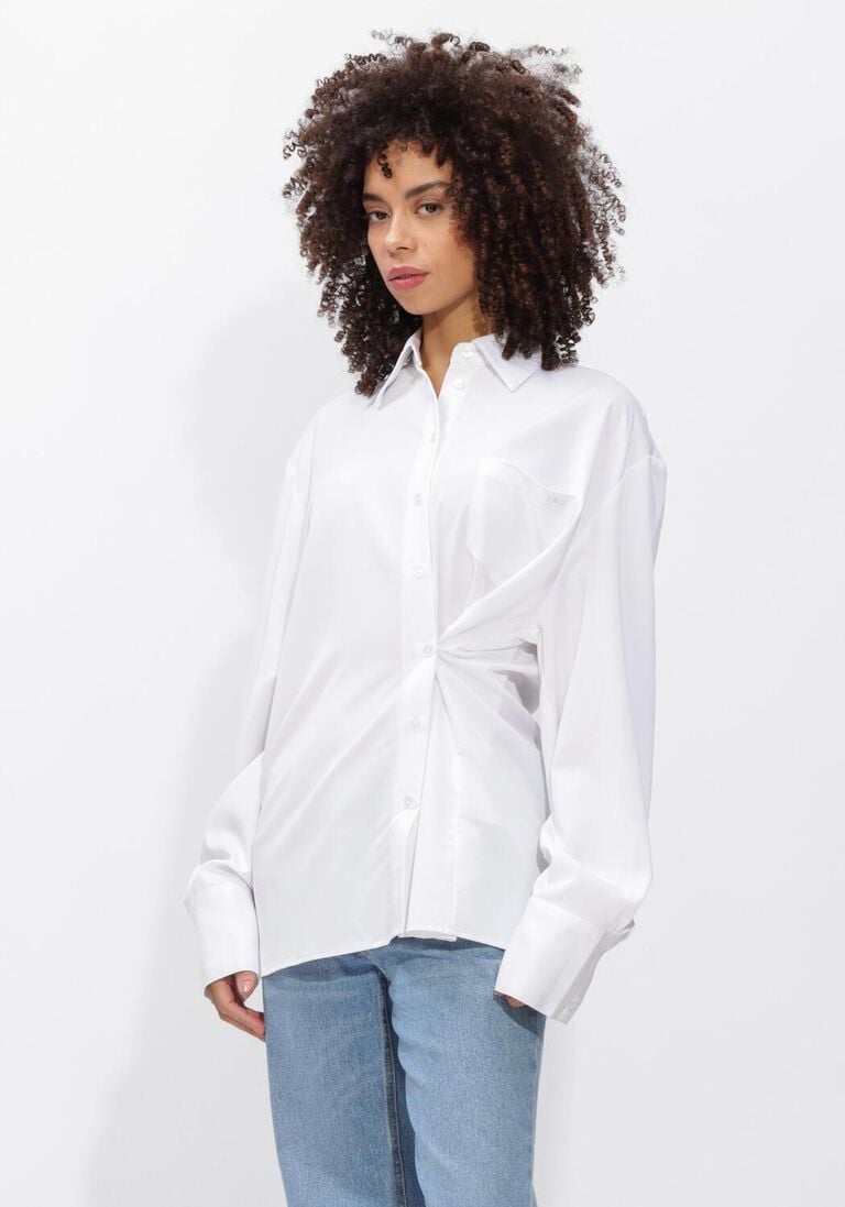 witte olaf hussein blouses drapey asymmetric shirt