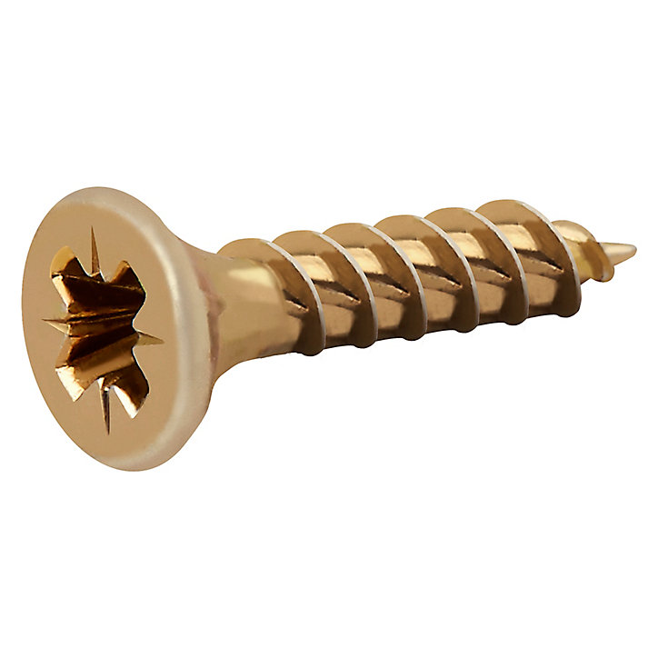 Vis à bois Turbodrive Premium pozidriv zinguée jaune 3.5x16 mm - 500 pièces