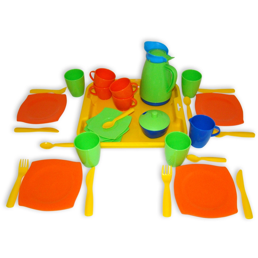 WADER QUALITY TOYS Service auf Tablett 34-teilig
