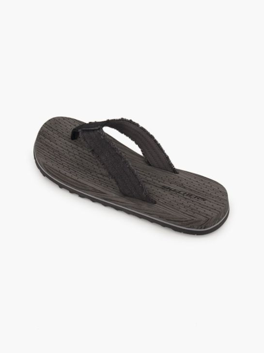 Skechers Pantoletten-Zehentrenner Schwarz