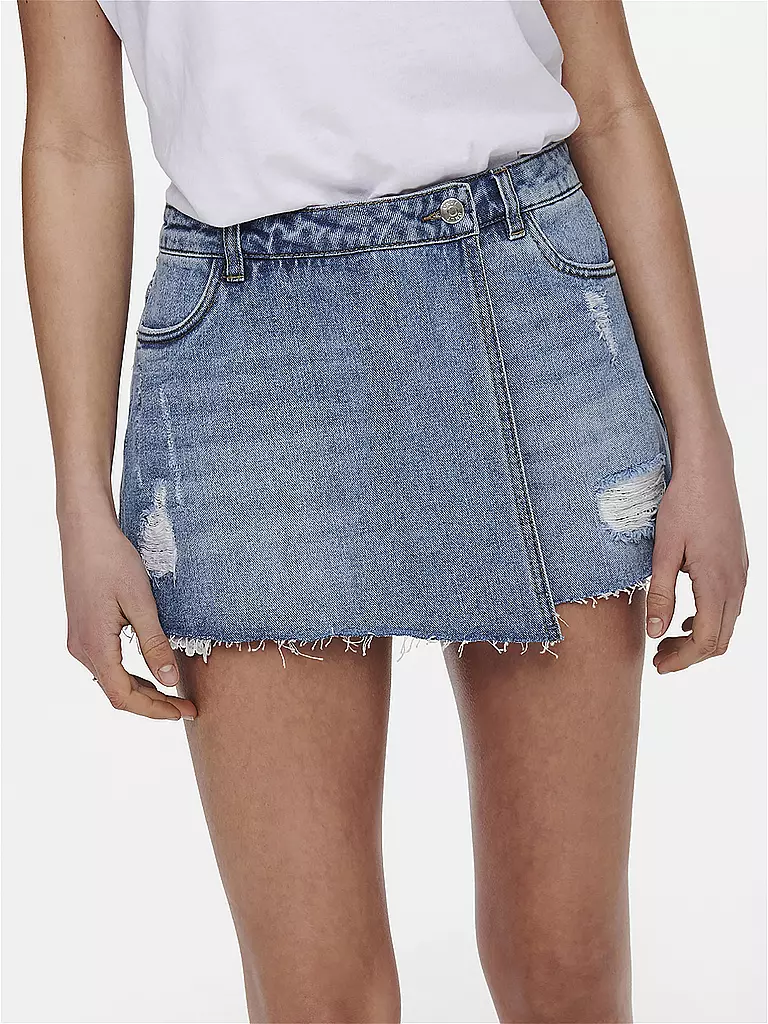 ONLY Hosenrock - Jeansskorts ONLTEXAS hellblau