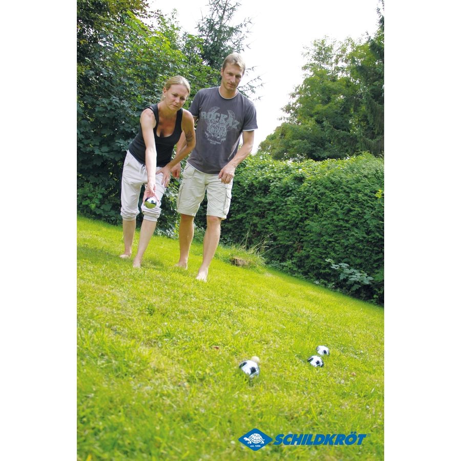 SCHILDKRÖT® Boule  Boccia  Petanque Set Stahl