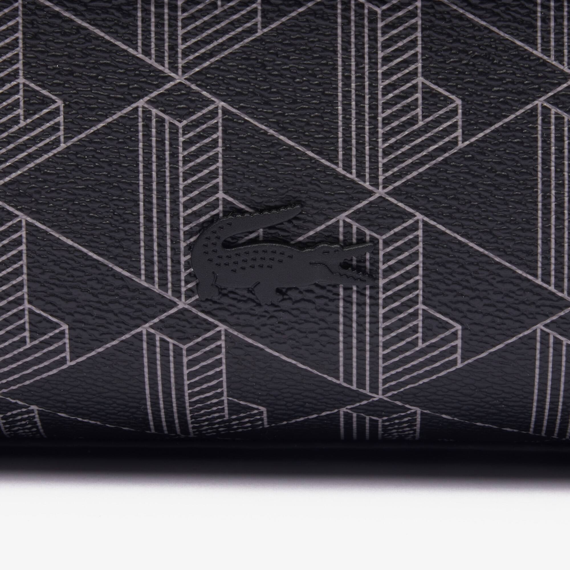Kosmetiktasche THE BLEND mit Monogramm-Aufdruck Kulturtaschen - Schwarz - Lacoste - Herren