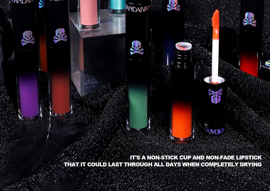 HANDAIYAN - Matte vloeibare lippenstift in gotische stijl - 12 kleuren