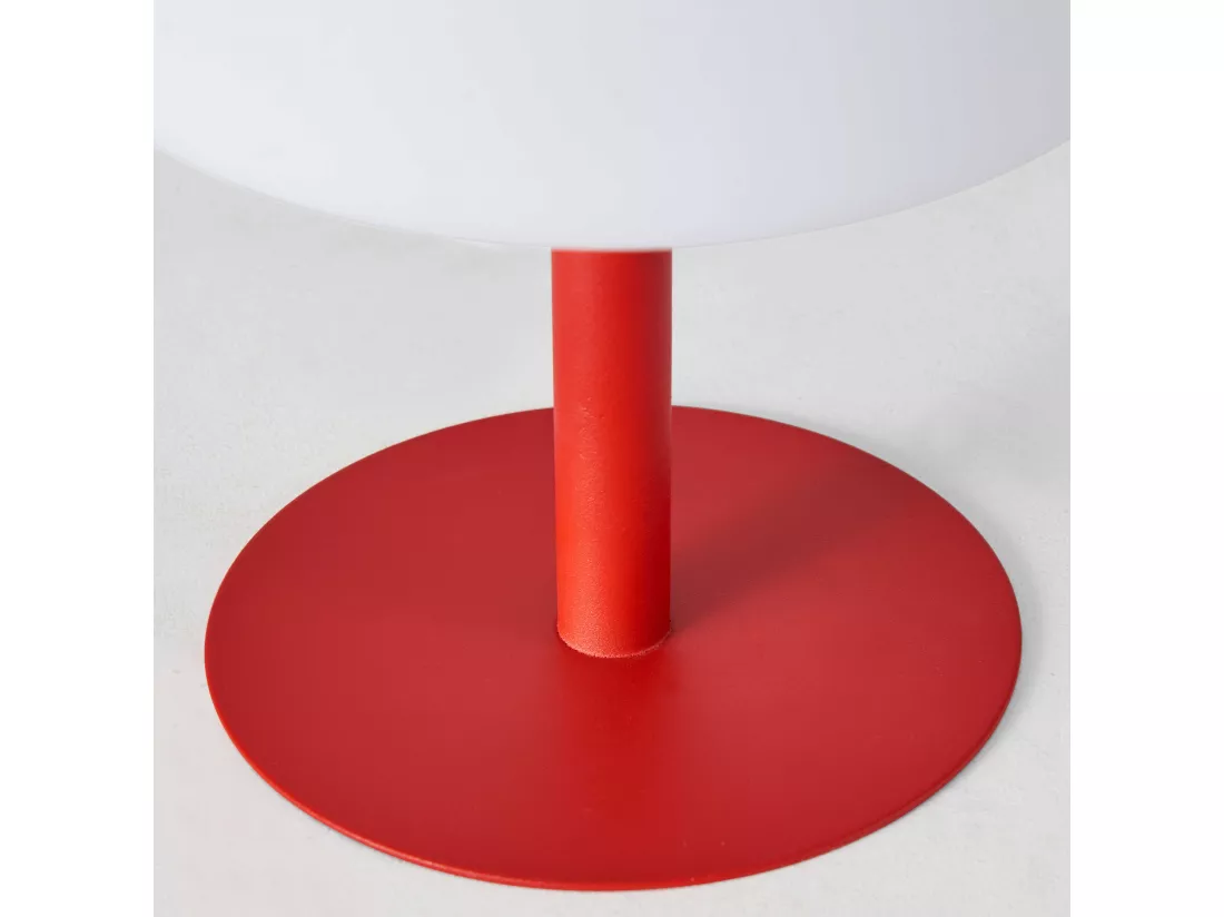 Mini lampe acier rouge
