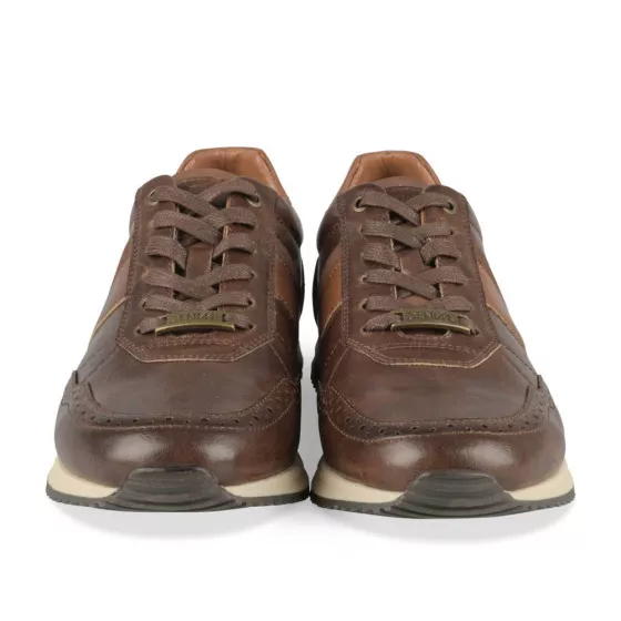 Baskets MARRON DENIM SIDE