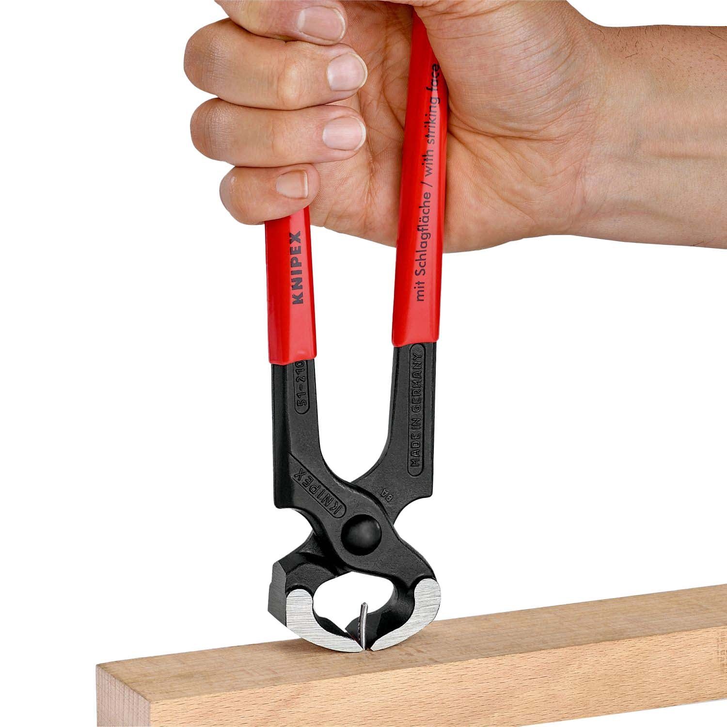 Knipex 51 01 210 Nijptang met hamerkop 210mm