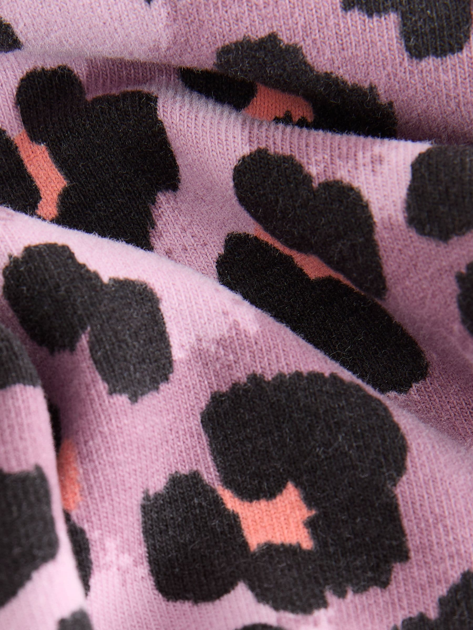 Lila-paars - Legging met dierenprint (3-16 jr)