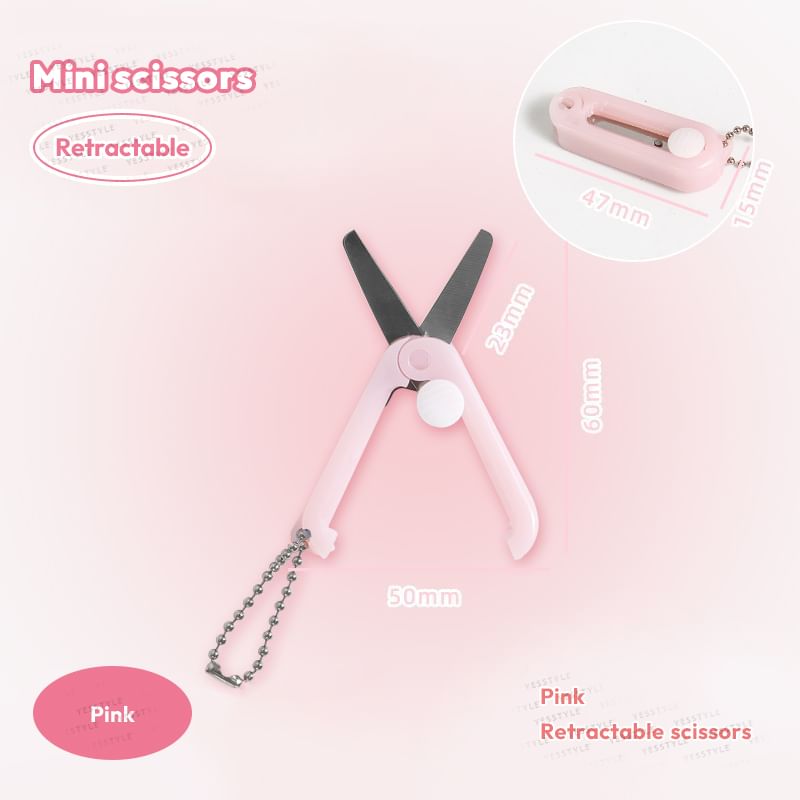 NEJA - Intrekbare mini-schaar sleutelhanger