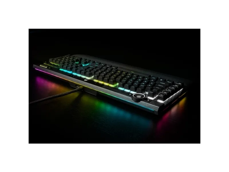 CORSAIR | K100 RGB - tastatur - bagbelyst - USB - Nordisk - tastaturkontakt: CORSAIR OPX RGB