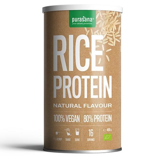 Purasana Protein Rijst Poeder Naturel 400 Gram