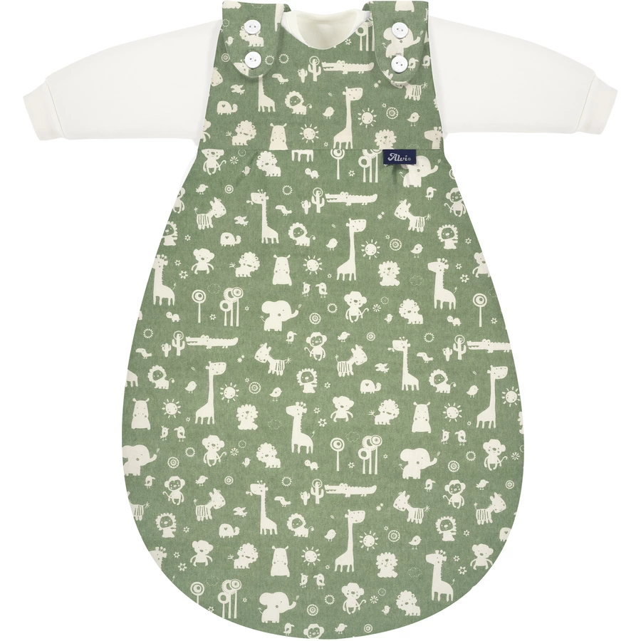 Alvi® Baby-Mäxchen® 3tlg. Granite Animals granitgrünweiß