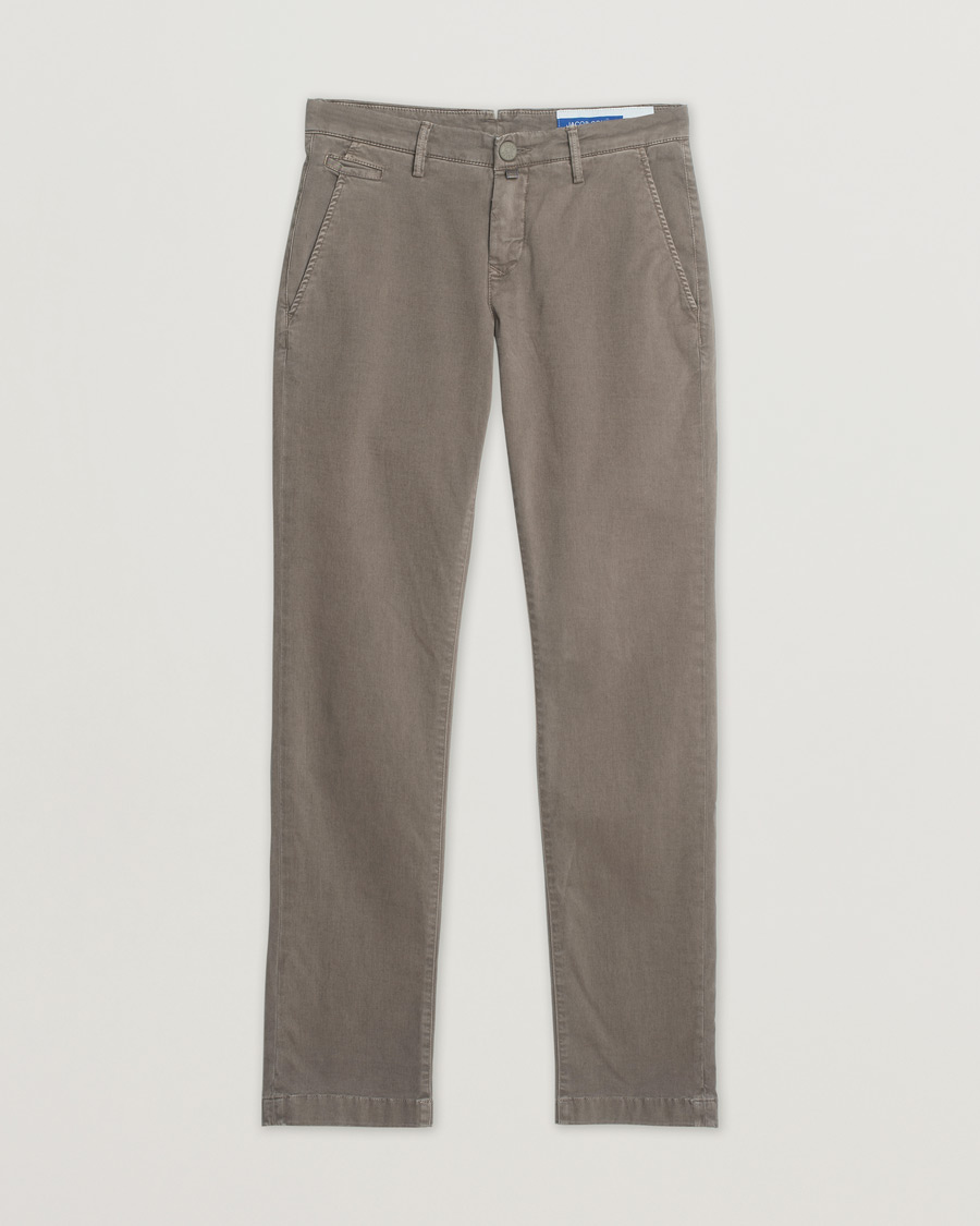 Jacob Cohën Bobby Cotton Chinos Light Brown