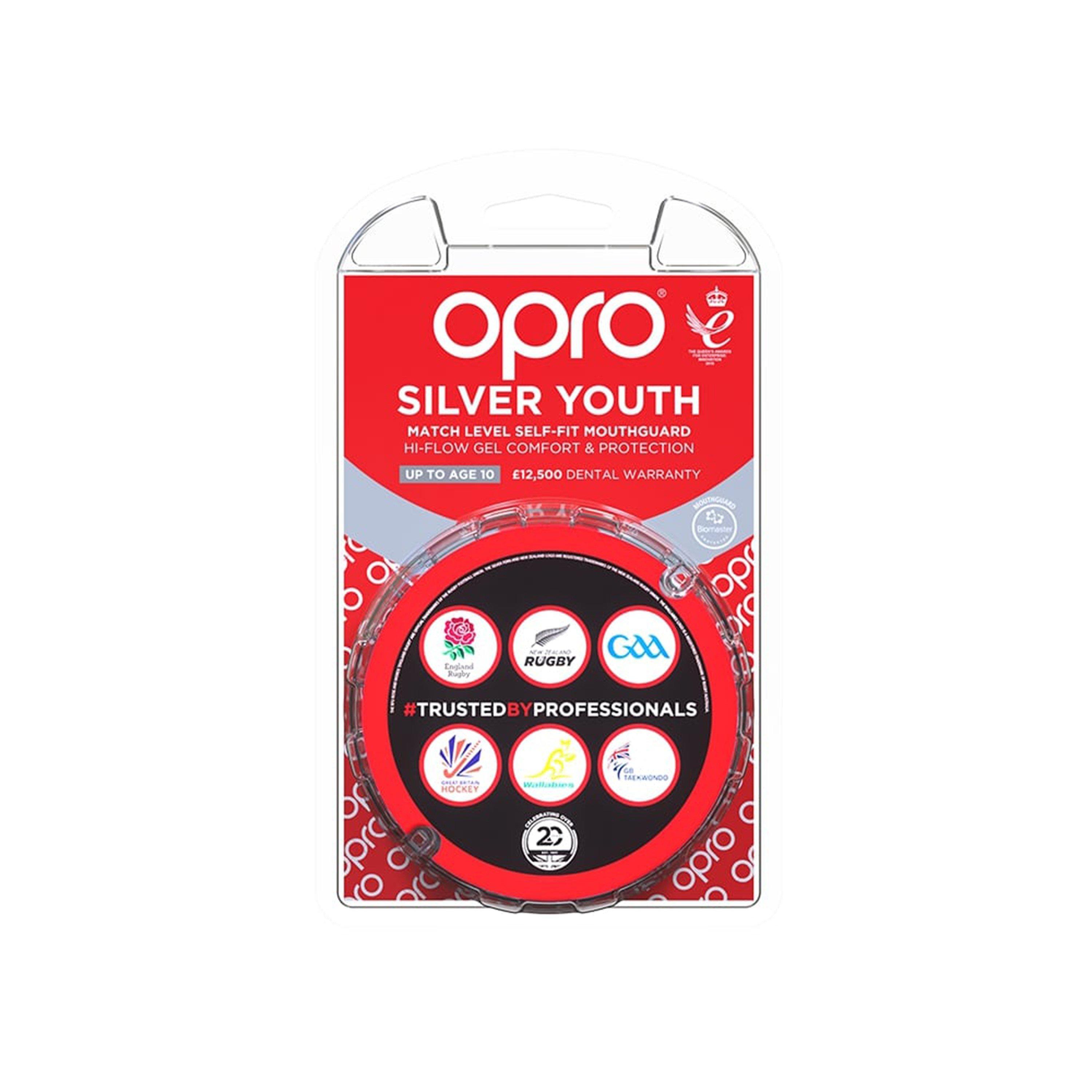 Opro Silver Mouth Guard Juniors